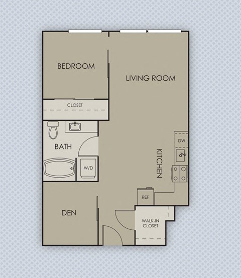 Tempo PDX Apartments C2 Floor Plan